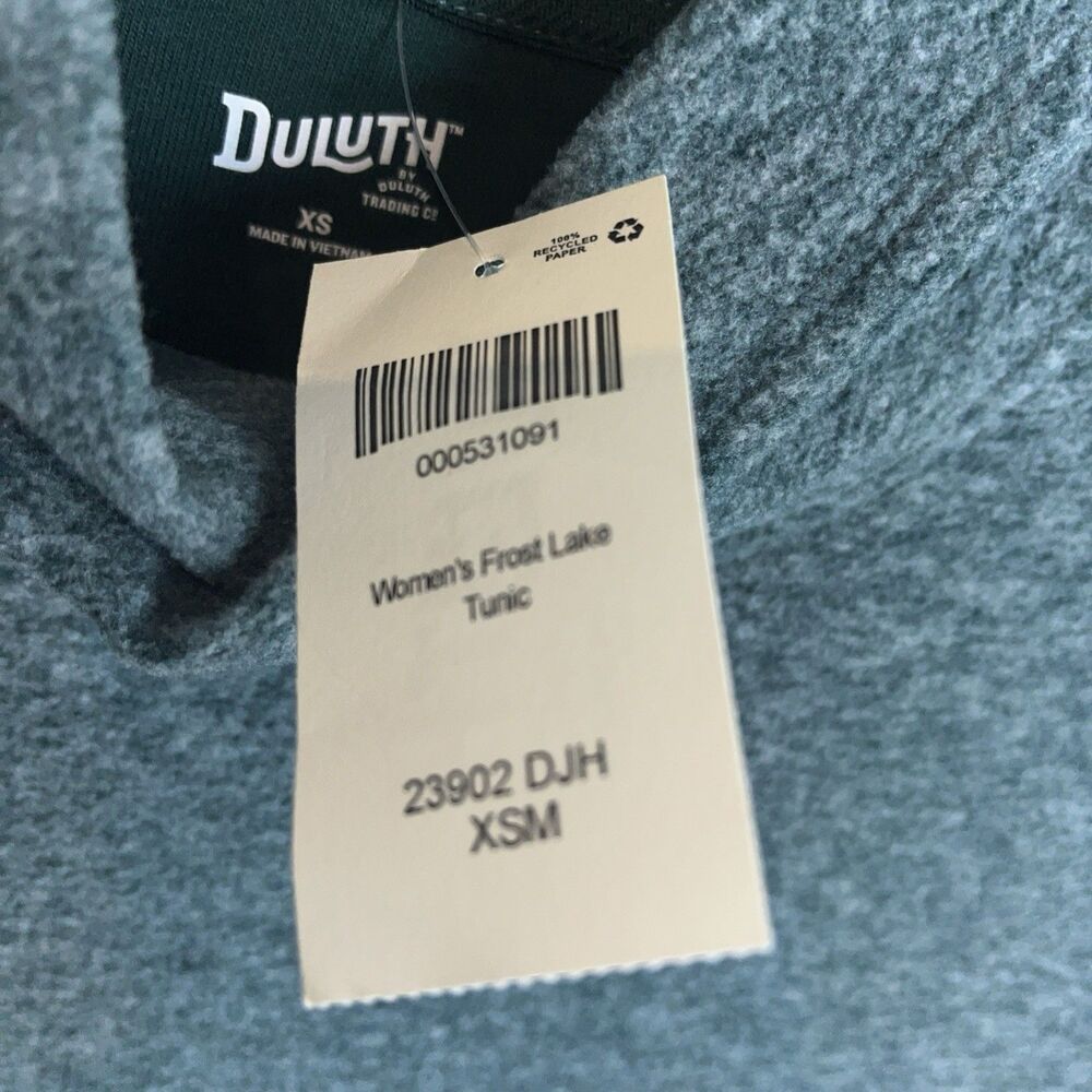 SOLD Duluth Trading Women’s NWT Cozy Casual Heritage Frost Lake Tunic - Picture 3 of 9